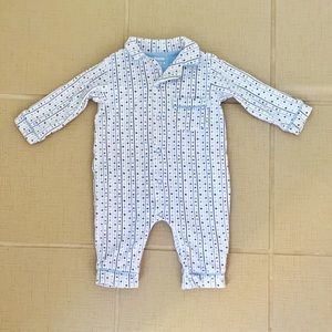 One piece baby pajamas